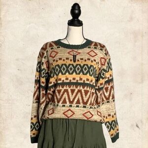 Vintage Pasta Knit Sweater
